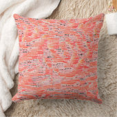 ナローサーモン及びモザイク効果 クッション (ブランケット)