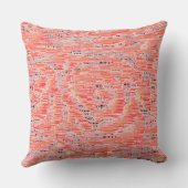 ナローサーモン及びモザイク効果 クッション (裏面)