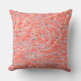 ナローサーモン及びモザイク効果 クッション