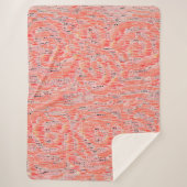 ナローサーモン及びモザイク効果 シェルパブランケット (正面)