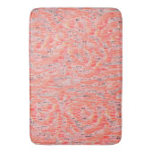 ナローサーモン及びモザイク効果 バスマット (正面縦)