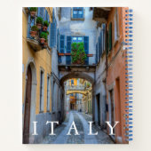 ナローシティ通り（イタリア） ノートブック (裏面)