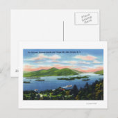 ナローズ、100の島、舌のマウンテンビュー ポストカード (正面/裏面)