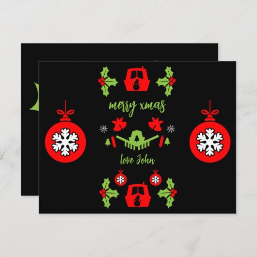 ナローボーツクリスマスカナルクリスマス (正面/裏面)