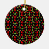 ナローボーツクリスマスカナルクリスマス セラミックオーナメント (正面)