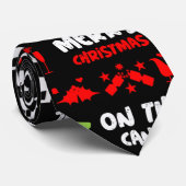 ナローボーツクリスマスカナルクリスマス ネクタイ (ロール)