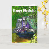 ナローボーツ カード (黄色い花)