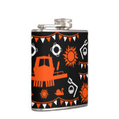 ナローボートの装飾と贈り物 フラスク (右)