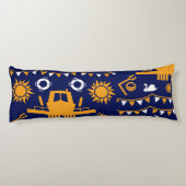 ナローボートの装飾と贈り物 ボディピロー (裏面)