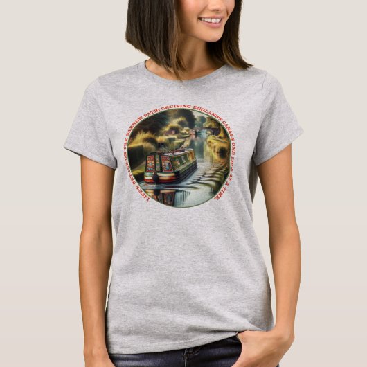 ナローボートイングランド Tシャツ (正面)