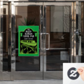 ナローボートカナルパブ ウィンドウサイン (オフィスドア)