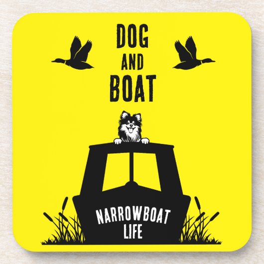 ナローボートカナルボートリビング コースター (正面)