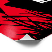 ナローボートカナルボートリビング ポスター (コーナー)