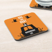 ナローボートカナルボート愛犬家 コースター (左側)