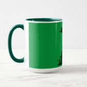 ナローボートカナルボート愛犬家 マグカップ (左)