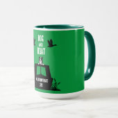 ナローボートカナルボート愛犬家 マグカップ (正面右)