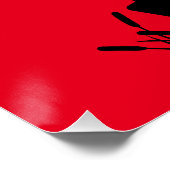 ナローボートカナルボート犬のオーナー ポスター (コーナー)