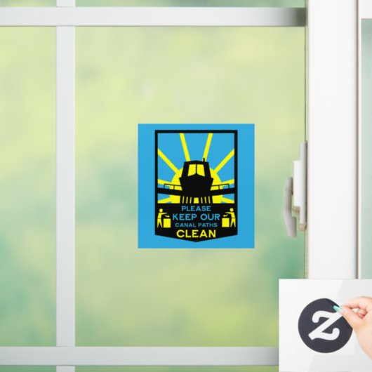 ナローボートシールとシンボルや象徴 ウィンドウサイン (ホーム)