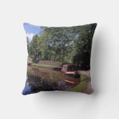 ナローボートピークフォレストカナルマープル クッション (裏面)