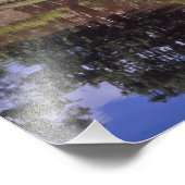 ナローボートピークフォレストカナルマープル フォトプリント            (角)