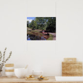 ナローボートピークフォレストカナルマープル ポスター (キッチン)