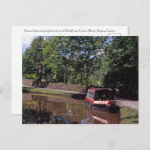 ナローボートピークフォレストカナルマープル ポストカード (正面/裏面)