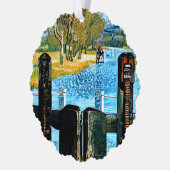 ナローボートロック オーナメントカード (左)