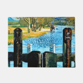 ナローボートロック ドアマット (正面)