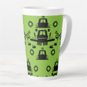 ナローボート – アクセサリー – 運河ボートギフトドア カフェラテマグ (右アングル)