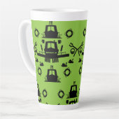 ナローボート – アクセサリー – 運河ボートギフトドア カフェラテマグ (左アングル)