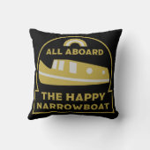 ナローボート – アクセサリー – 運河ボートギフトドア クッション (裏面)