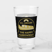 ナローボート – アクセサリー – 運河ボートギフトドア タンブラーグラス (裏面)