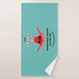 ナローボート – アクセサリー – 運河ボートギフトドア バスタオル