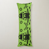 ナローボート – アクセサリー – 運河ボートギフトドア ボディピロー (裏面 (縦))