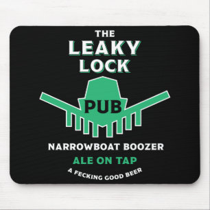 ナローボート – アクセサリー – 運河ボートギフトドア マウスパッド