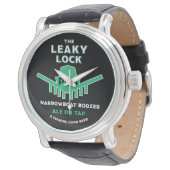 ナローボート – アクセサリー – 運河ボートギフトドア 腕時計 (アングル)