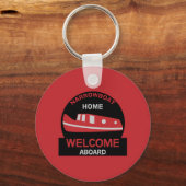 ナローボート - アクセサリー - 運河ボート ギフト キーホルダー (正面)