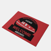 ナローボート – アクセサリー – Canal Boat Gift ドアマット (アングル)