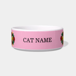 ナローボート カナルボート 薔薇 猫 ボウル