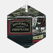 ナローボート ガラスオーナメント (裏面)