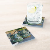 ナローボート ガラスコースター (アングル)