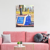 ナローボート キャンバスプリント (インサイチュ (リビング))