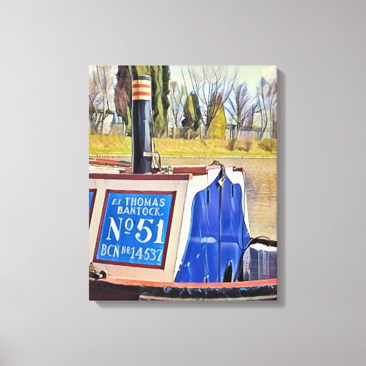 ナローボート キャンバスプリント (正面)
