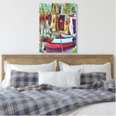 ナローボート キャンバスプリント (インサイチュ (寝室))