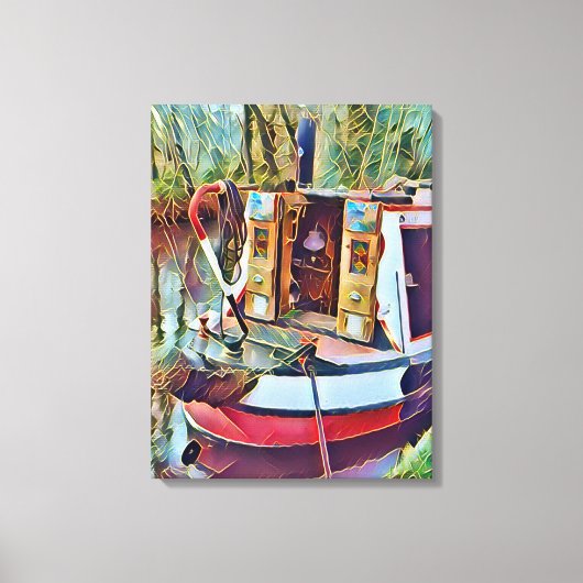 ナローボート キャンバスプリント (正面)