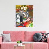 ナローボート キャンバスプリント (インサイチュ (リビング))