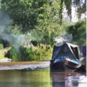 ナローボート キーホルダー