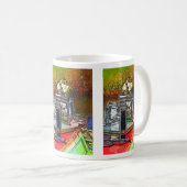 ナローボート コーヒーマグカップ (正面右)