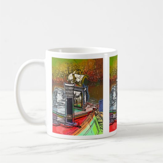 ナローボート コーヒーマグカップ (左)