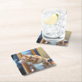 ナローボート スクエアペーパーコースター (インサイチュ)